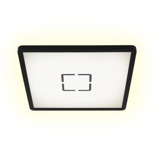 Hranatá - BRI 3390015 Slim svítidlo LED panel, 29,3 cm, 2400 lm, 18 W, černá (starý kód: BRI 3390-015) - BRILONER - foto 1