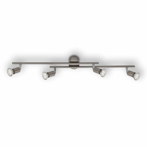 Bodová - BRILO 2767-042 Bodové svítidlo 73 cm 4xGU10 3W 250lm matný nikl - BRILO - foto 1