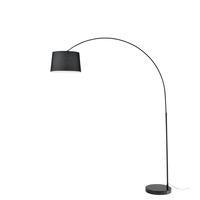 Stojací lampy - FAN I-DREAM/PT NERO Stojací lampa Piantana Dream, černá, 1 x E27, 152 x 40 x 200 cm - FANEUROPE
