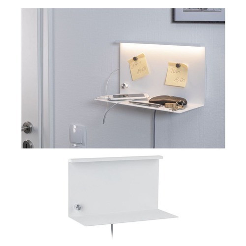 Dekorativní - P 78916 LED nástěnné svítidlo Ablage Jarina 4,5 W bílá/dřevo, kov/umělá hmota - PAULMANN - foto 1