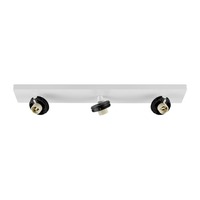 Bodová - IMPR 348268 Deko-Light stropní přisazené svítidlo Can Tilt hranatá základna, 3x 7,5 W GU10, bílá