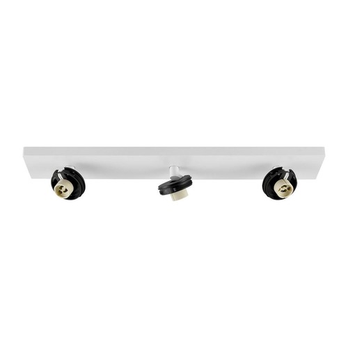 Bodová - IMPR 348268 Deko-Light stropní přisazené svítidlo Can Tilt hranatá základna, 3x 7,5 W GU10, bílá - foto 1
