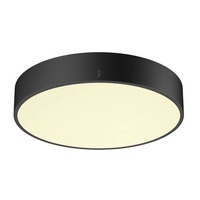 Kruhová - LA 1007292 MEDO® PRO 40 nástěnné a stropní nástavbové svítidlo, kulaté, 3000/4000K, 19W, DALI, Touch, 80°, UGR<19, černá - BIG WHITE (SLV)