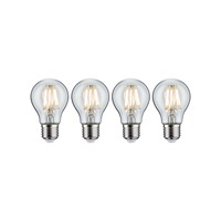 E27 - P 5084 Filament set LED žárovka E27 230V 4x7W 2700K čirá - PAULMANN