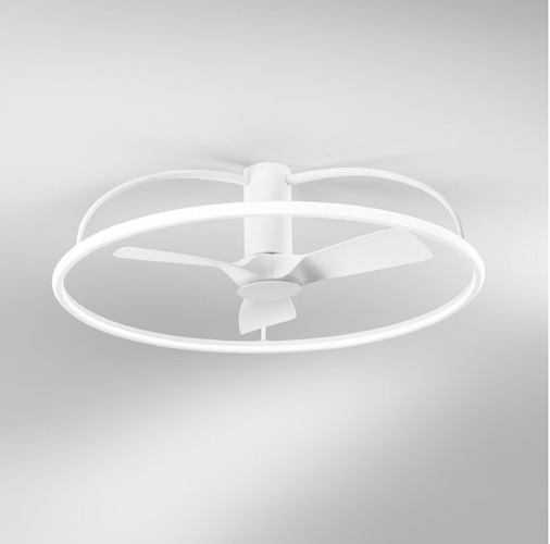 Ventilátory - FAN LED-MAGNUS-BCO Stropní svítidlo s ventilátorem LED VENTILATORE 50 W CCT 9400 lm bílá pr. 100 x 31,5 cm - FANEUROPE - foto 1