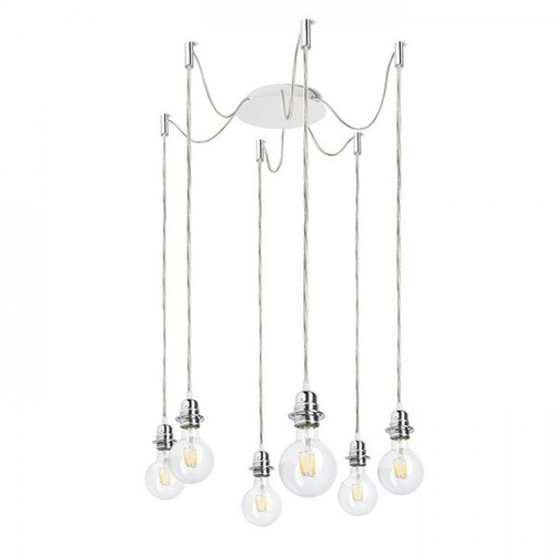 Sestavte si sami - RED R11783 KOMBIX 6 závěsná sada BZ+TK+CHO  230V E27 6x28W - RED - DESIGN RENDL - foto 1