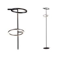 Stojací lampy - P 71279 LED stojací svítidlo Odila měnitelná bílá 2x10,4W černá mat, chrom - PAULMANN