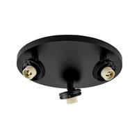 Bodová - IMPR 348275 Deko-Light stropní přisazené svítidlo Can Tilt kulaté základna, 3x 7,5 W GU10, černá