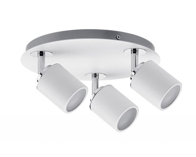 Bodová - P 66719 Spotové svítidlo Tube bílá/chrom max.3x10W GU10 IP44 - PAULMANN - foto 1