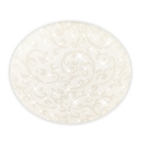 Kruhová - BRILO 3937016 Nebo stropní svítidlo pr.27,8 cm - 15W, 1800lm, LED, hvězdné nebe, neutrální bílá, bílé, květinový vzor - BRILO
