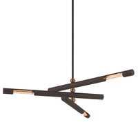 Dekorativní - HVLG F6885-CE Závěsné svítidlo HENDRIX kov bronz E27 3x13W - HUDSON VALLEY (Troy)