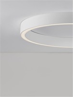 Kruhová - NV 9558630 Stropní svítidlo STING LED hliník a akryl bílá Epistar SMD2835 50W 3000K Eaglerise TRIAC driver D80 H7.8 120st. IP20 stmívatelné - NOVA LUCE