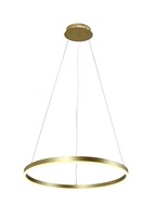 LED přívěšek - LED Závěsná lampa 22W Satin Gold