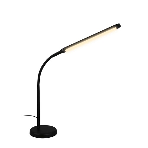 Stolní lampy pracovní - BRILO 7472015 LED stolní lampa, 37 cm, paměť, 6W, 600lm, černá - BRILONER - foto 1