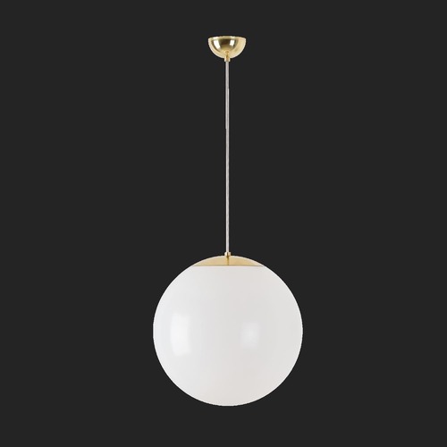 Nouzové osvětlení - OS ISI68892 ISIS S3 závěsné plastové svítidlo mosaz leštěná / bílá IP40 4000 K 27W LED nouzové kombinované 1 h (původní kód OS 68892) - OSMONT - foto 1