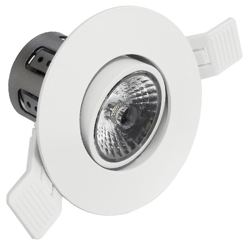 Kruhová - CEN VS-853840 LED SPOT VENUS ZAPUŠTĚNÉ VÝKLOPNÉ 70mm 8,5W 4000K Ra95 742Lm 38d DIMM IP20  - CENTURY - foto 1