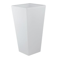 Nábytek, doplňky - FAN I-GECO-VASO-E-Q-L Světelná váza Geco, bílá, 1 x E27, IP65, 28 x 28 x 60 cm, kabel 250 cm - FANEUROPE