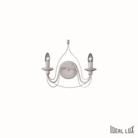 Dekorativní - ILUX 028460 Nástěnné svítidlo Ideal Lux Corte AP2 bianco antico 028460 - IDEALLUX