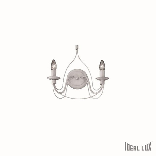 Dekorativní - ILUX 028460 Nástěnné svítidlo Ideal Lux Corte AP2 bianco antico 028460 - IDEALLUX - foto 1