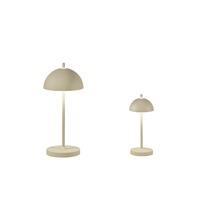 Na stůl - FAN LED-PARTY-L-CRM Nabíjecí venkovní svítidlo LUMETTO LED dobíjecí 2,5 W TOUCH DIMM 3000 K IP54 baterie 4000 mAh USB nabíjení magnetická 1,2 m - FANEUROPE