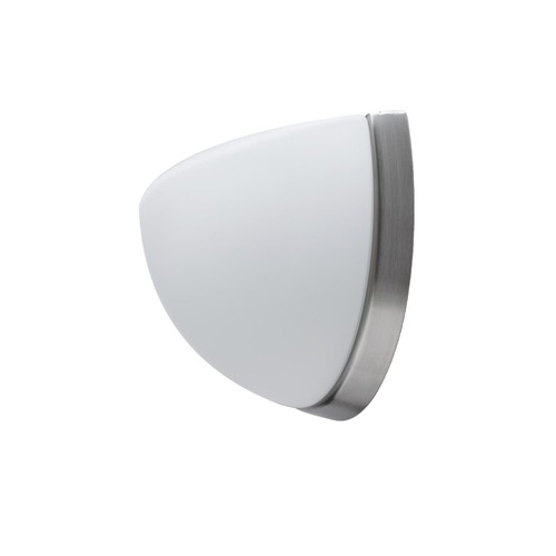 Dekorativní - OS NEL59452 NELA DL1 nástěnné skleněné svítidlo kartáčovaná nerez / bílá IP43 3000 K 7W LED - OSMONT - foto 1