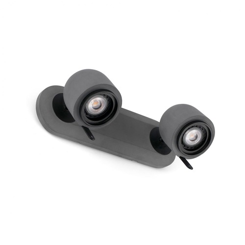 Bodová - FARO 43501 STONE 2L nástěnná lampa, šedá - FARO - foto 1