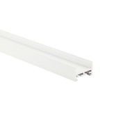 Al profily k přisazení - IMPR 970859 Deko-Light profil - Combo U-profil plochý, LU-01-20, bílá, 3m