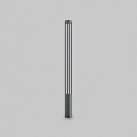 Sloupková - M O424FL-L25GF Venkovní sloupkové svítidlo Elbe 3000K 25W teplá bílá 1500lm černý kov IP65 - MAYTONI