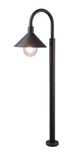 LED zahradní světla - Nástěnná lampa hliníková IP44 1x27 ČERNÁ TLO - foto 1