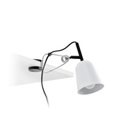 Stolní lampy s klipem - FARO 51135 STUDIO bílá stolní lampa s klipem - FARO
