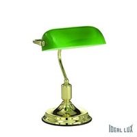 Stolní lampy pracovní - ILUX 013657 Stolní lampa Ideal Lux Lawyer TL1 013657 - IDEALLUX