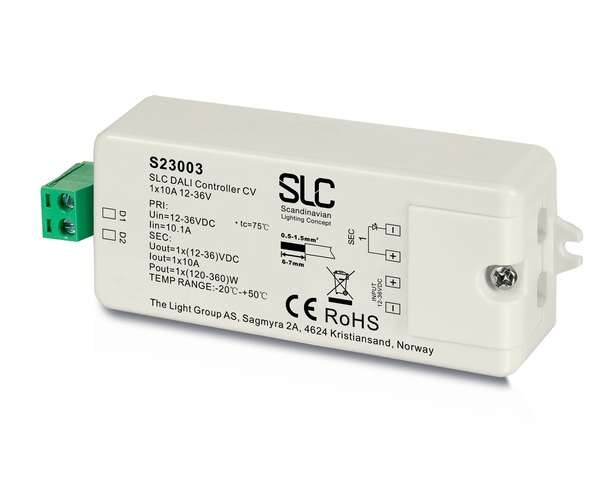Stabilizované napětí - SLC S23003 SLC DALI DT6 Controller 12-36V CV 1x10A - TLG - foto 1