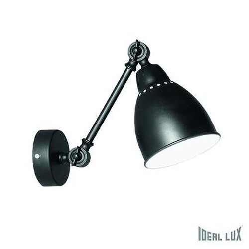 S ramenem - ILUX 027852 Nástěnná lampa Ideal Lux Newton AP1 nero 027852 - IDEALLUX - foto 1