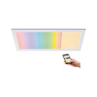 Dekorativní - P 79808 LED Panel SmartHome Zigbee Amaris hranaté 595x295mm 22W RGBW 2.700K bílá mat - PAULMANN