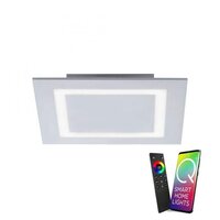 Hranatá - PN 8160-95 Stropní svítidlo Q-MIRAN LED Smart Home 19W 2150lm 30x30cm hliník RGB 2700-5000K - PAUL NEUHAUS