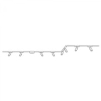 Lištové Briloner 48V - BRILO 8039086 Luxtrail lištový systém, 8x LED spoty, do U/Z, bílá - BRILO