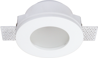 Svítidla pro reflektory (gu10) - Stropní armatura bezešvé zapuštěné kulaté matné sklo