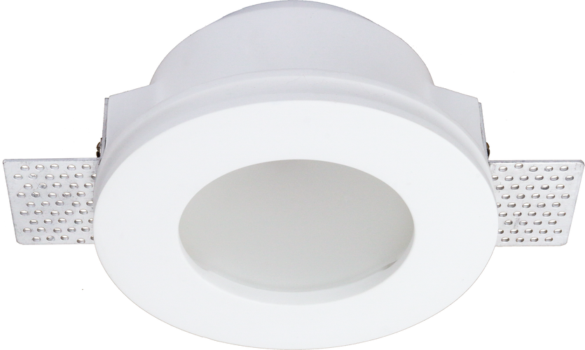 Svítidla na žárovky GU10 Optonica - Stropní armatura bezešvé zapuštěné kulaté matné sklo - foto 1