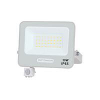 Vnější světlomety - LED SMD Floodlight IP65 Bílé tělo se senzorem