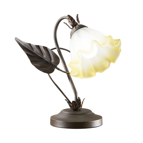 Stolní lampy dekorační - FAN I-TRISTANO-L Stolní lampa LUME TRISTANO hnědá, 1xE14, 22 x 29 cm - FANEUROPE - foto 1
