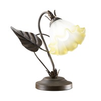 Stolní lampy dekorační - FAN I-TRISTANO-L Stolní lampa LUME TRISTANO hnědá, 1xE14, 22 x 29 cm - FANEUROPE