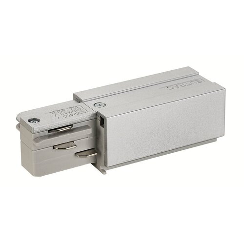 Lišty a příslušenství EUTRAC - LA 145524 Systémové svítidlo EUTRAC napájení pravá stříbrnošedá - BIG WHITE (SLV) - foto 1