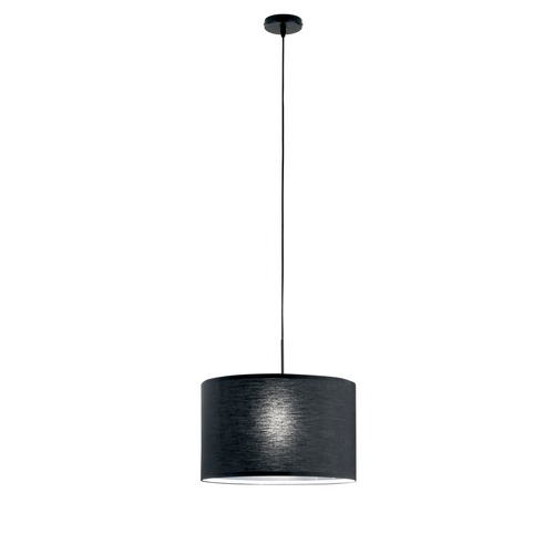 Dekorativní - FAN I-CAPITAL-S38-NER Závěsné svítidlo Capital, černé, 1xE27, 38 x 150 cm - FANEUROPE - foto 1