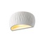 Nepřímé osvětlení - LA 1004732 PLASTRA WL CURVED CUTRAIN vnitřní nástěnné přisazené svítidlo QT-DE12 bílá - BIG WHITE (SLV)