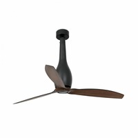 Ventilátory - FARO 32004 ETERFAN, černá/dřevo, stropní ventilátor s DC motorem - FARO