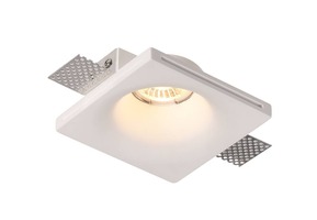 Svítidla pro reflektory (gu10) - Stropní armatura bezešvé zapuštěné bílé