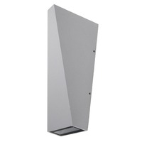 LED nástěnné svítidla - LED nástěnné svítidlo šedé tělo