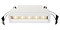 Hranatá - IMPR 563006 Deko-Light stropní vestavné svítidlo Ceti 5 14-15V DC 10W 3000 K 700 lm 137 mm bílá