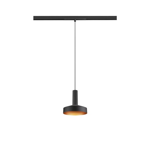 Lištové Magnetic SLV - LA 1010804 LALU® SET 48V závěsné svítidlo, LED základna, PLATE 15, DALI, délka závěsu 200 cm, 2700/3000K, 40°, černá - BIG WHITE (SLV) - foto 1