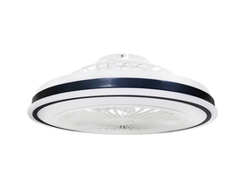 LED stropní svítidla - LED stropní ventilátor 36W/3CCT bílá/černá + dálkové ovládání